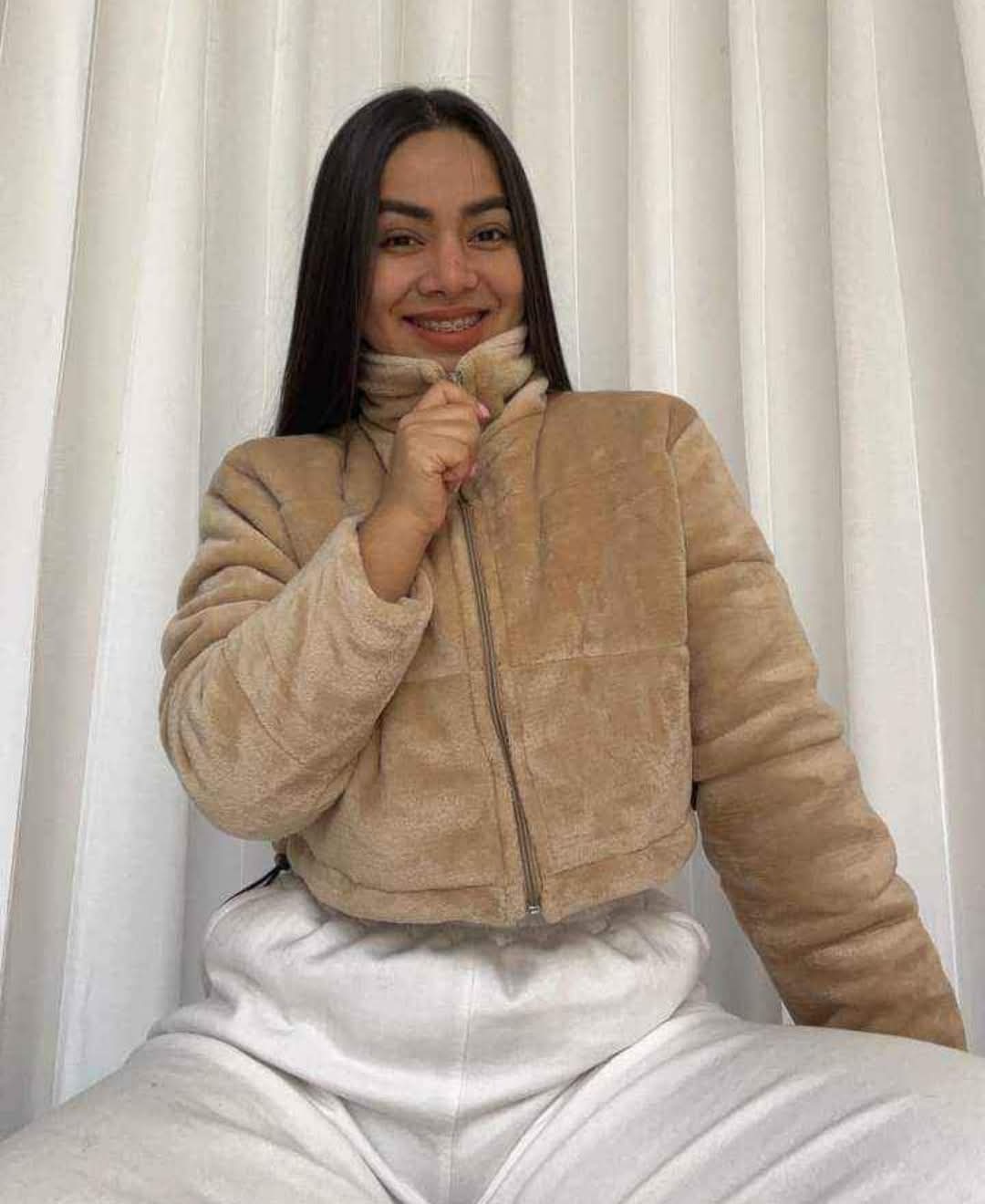 CASACA PUFER PELUCHE